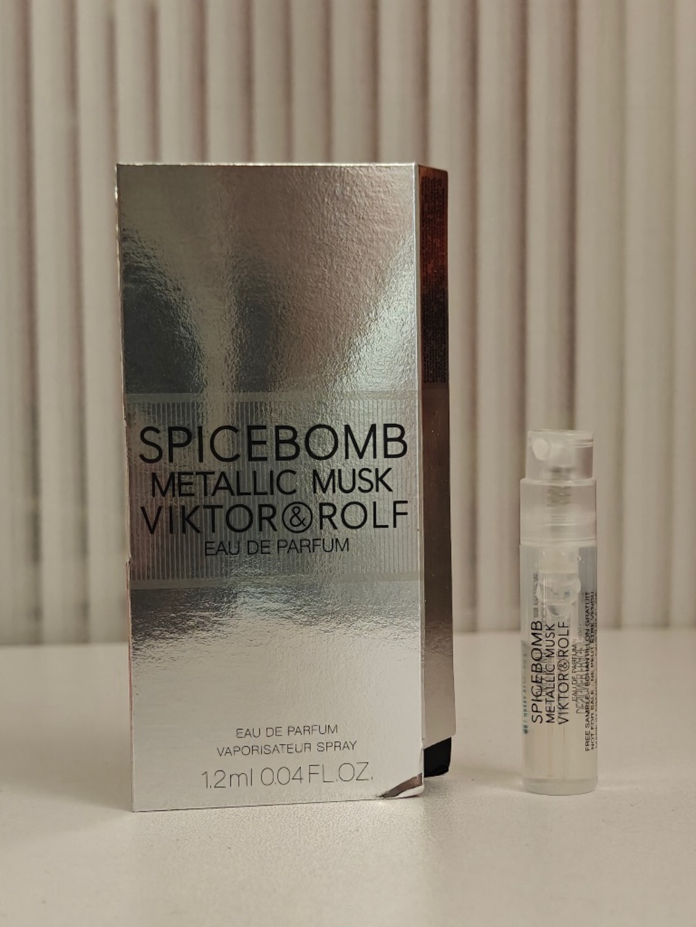 New Viktor&Rolf Spicebomb Metallic Musk Men Sample Spray 1.2ml / 0.04oz